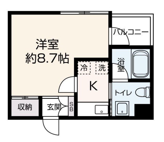Vigorosso中野坂上 グランドピアノ・声楽・弦楽器・木管・金管楽器の演奏可　 8：00～23：00 間取り
