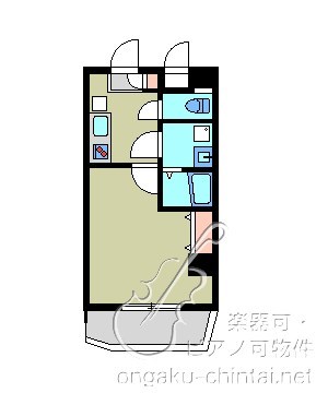 アルページュ　8：00～23：00演奏可　中央線・丸ノ内線　高円寺駅 間取り
