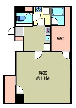 オーパスウーノ三軒茶屋　8:00～23:00演奏可 間取り