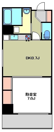 ハル～haru～ 8:00～23：00演奏可 間取り