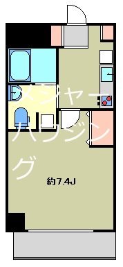 ヴェージュエスコルタ 8:00～23:00演奏可　京浜東北線　王子駅 間取り