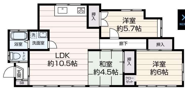 モデラート釜利谷東 間取り