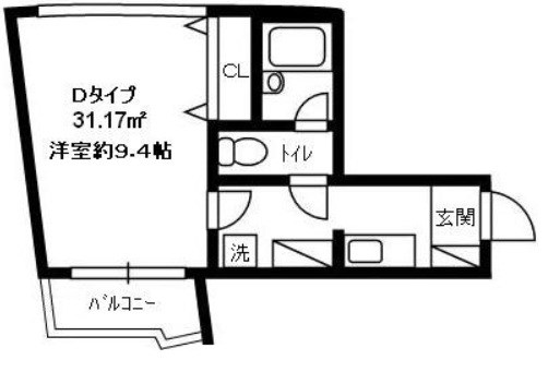 アイビーフラッット　8：00～23：00　楽器演奏可能 間取り
