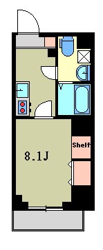 ABODE東浅草 9:00～22:00演奏可 間取り