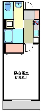 ミュージション西台　24時間演奏可 間取り