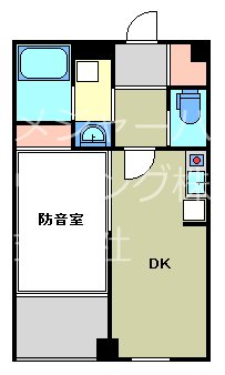 ハーモニーマンション根岸 10:00～22:00 演奏可 間取り