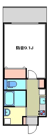サンコウハイム 24時間演奏可　山手線　新大久保駅　 間取り