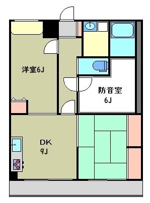 ピジョン田園　24時間演奏可　防音室付き 間取り