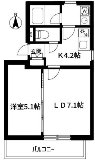 防音マンションKI‐418 間取り
