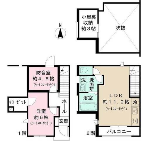 MOCXSTYLE下北沢 間取り