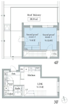 アスティーレスタジオ三軒茶屋 間取り