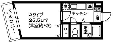 アモローソ溝ノ口  8:00～23:00演奏可　洗足学園音楽大学 間取り