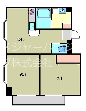 コートグランディア永夢　08:00～22:00 演奏可 間取り