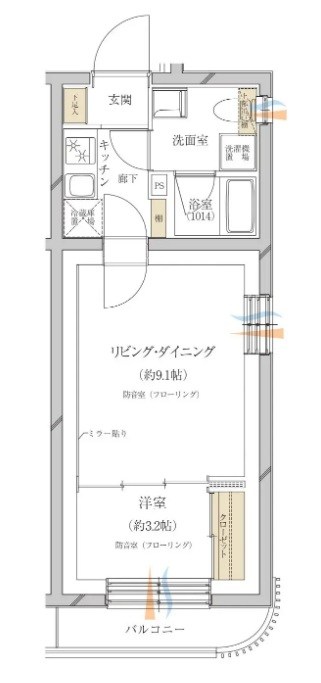 サウンドプルーフステージ桜新町 間取り