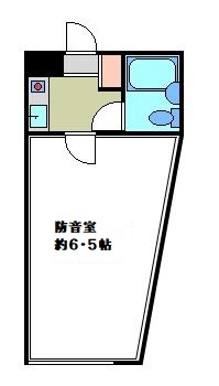 ミュージックハウス 24時間演奏可 間取り