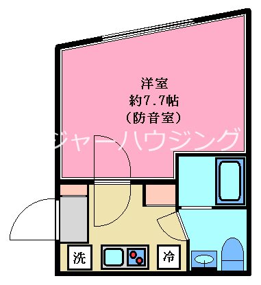 ラシクラスカリビアンⅣ 24時間演奏可 間取り