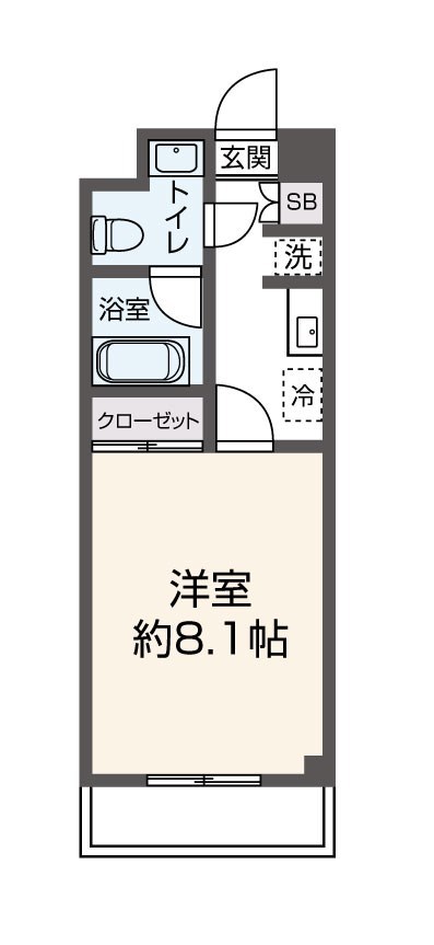 シーム江古田の森 8:00～23:00 間取り