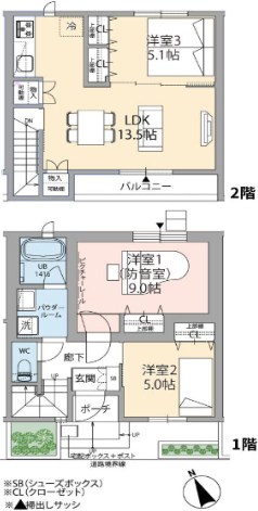 ミュージションテラス調布柴崎 間取り