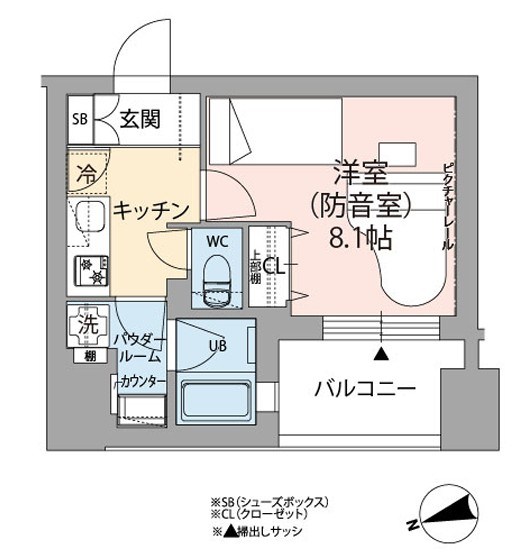 ミュージション下北沢 間取り