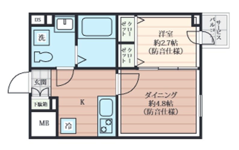 クリオラモード新江古田サウンドテラス 間取り