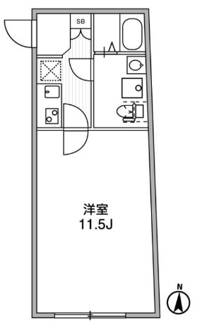 アルティザ西大井ソノリテ　24時間楽器演奏可能 間取り