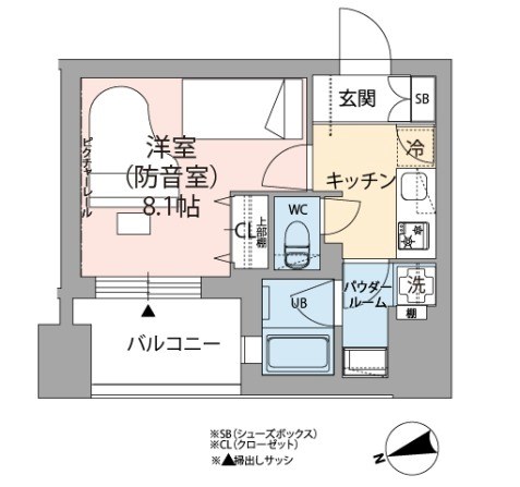ミュージション下北沢 間取り