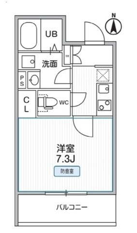THE PALMS MUSE新江古田 間取り