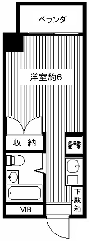 第三慶友ビル 9:00～20:30演奏可　洗足学園音楽大学 間取り