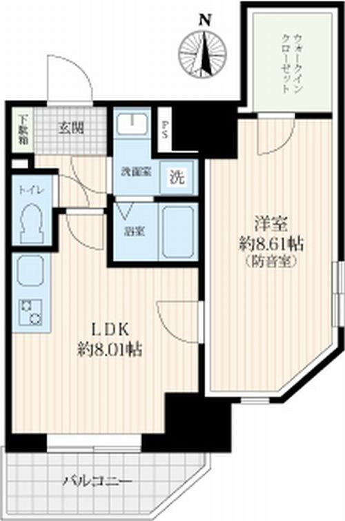 プライムブリス森下スタジオ 間取り