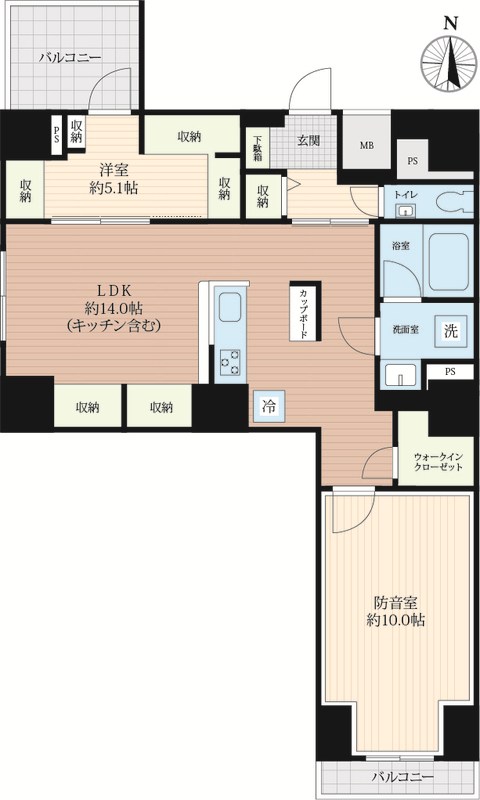 Konomi 三十三番館　24時間演奏可 間取り