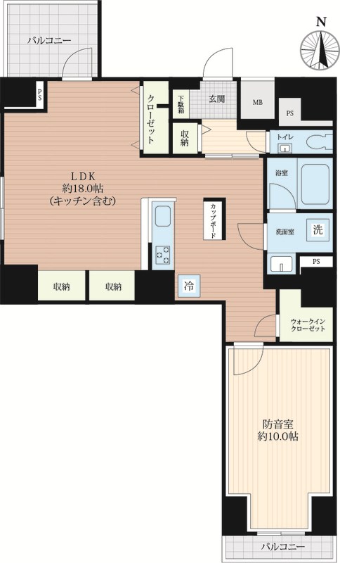 Konomi 三十三番館　24時間演奏可 間取り