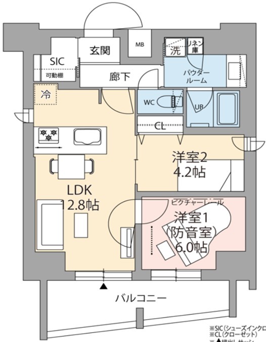 ミュージションプラス中村橋 間取り